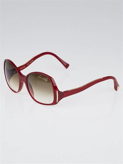 buy louis vuitton gina sunglasses in red